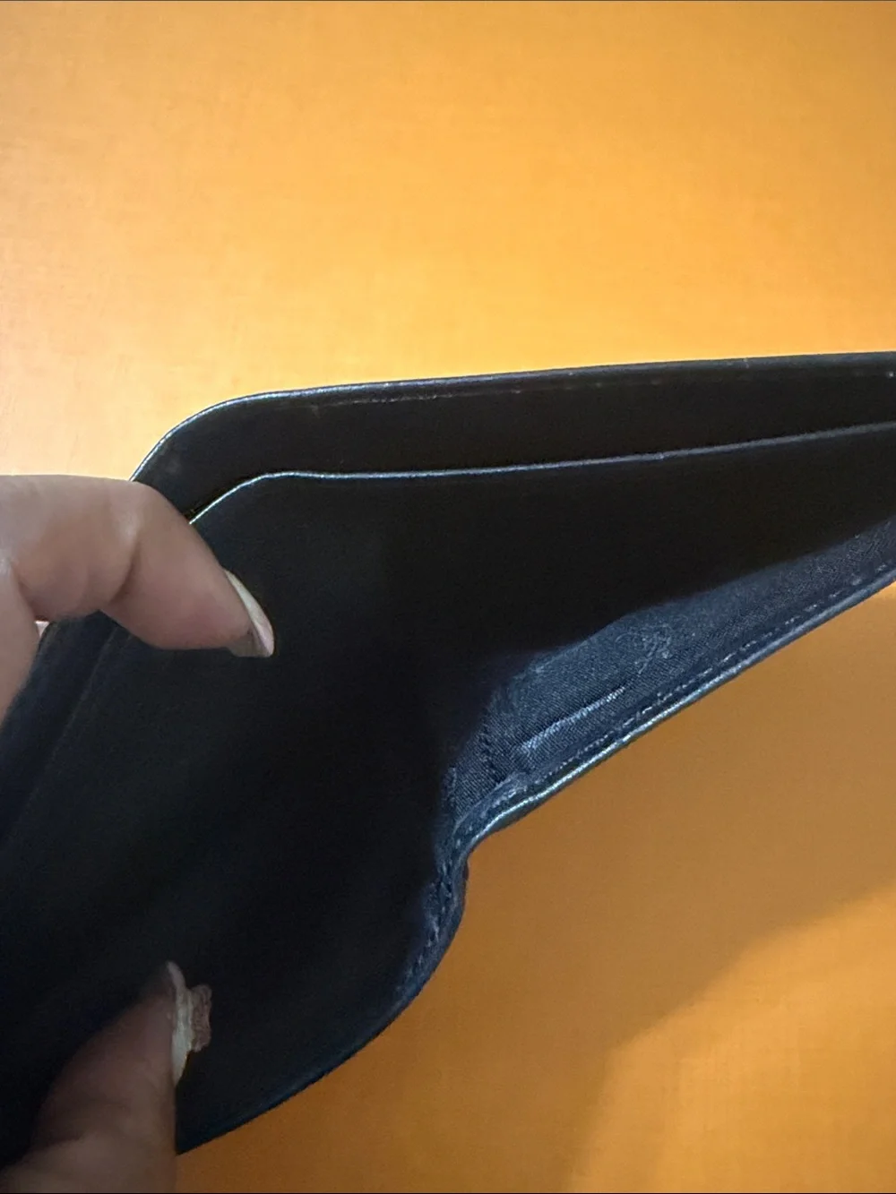 Saint Laurent Black Leather Wallet with YSL Monogram